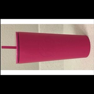 Very Rare Starbucks Hot Pink Barbie Tumbler
